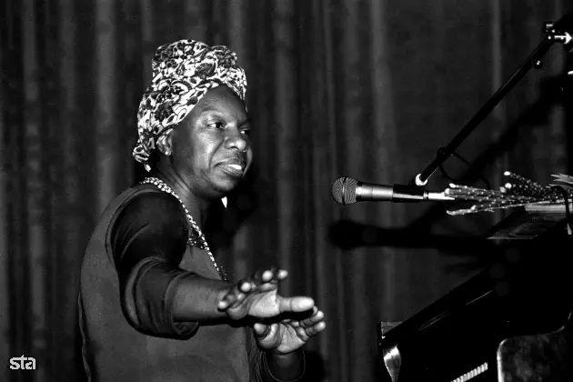 Francija, Pariz. Ameriška jazz in soul pevka Nina Simone. Foto: Roland Godefroy/Wikipedia